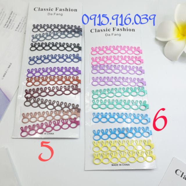 1 Vĩ 10 Kẹp Nhiều Màu Xinh Xắn