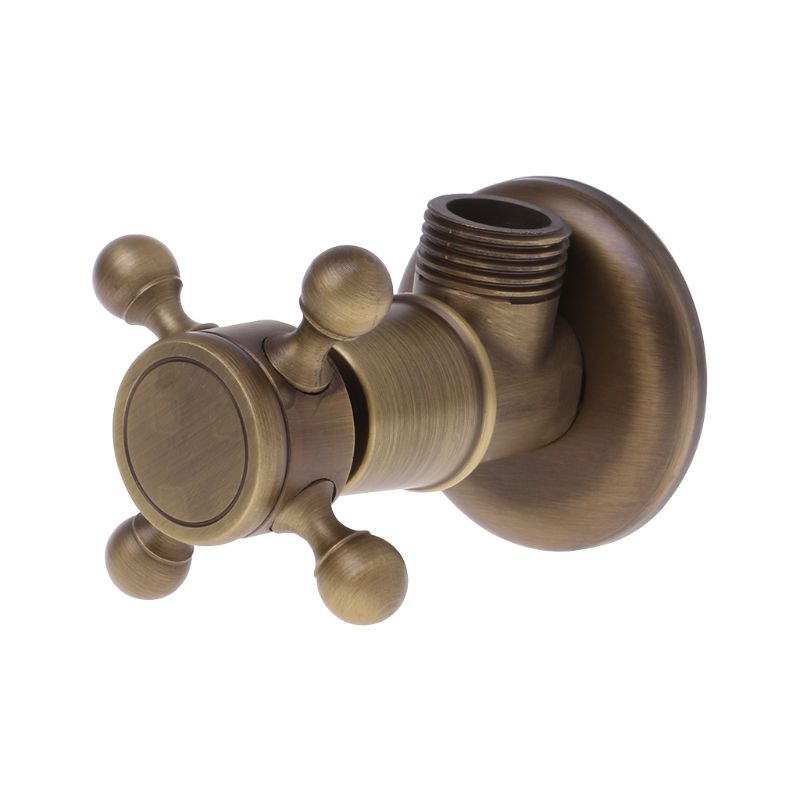 Van Điều Khiển Nước Bồn Tắm Hình Tam Giác Ren 1 / 2 &quot;Bằng Đồng Thau Cổ Điển