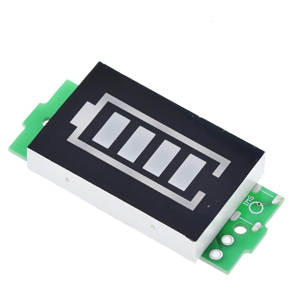 Mô đun kiểm tra dung lượng pin Lithium 1S đến 8S 3.7V mạch kiểm tra dung lượng pin Lipo màn hình xanh lục 2S 3S 4S 5S 6S