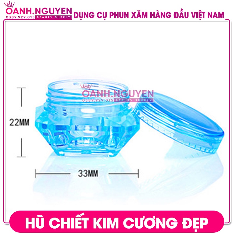 Hũ Chiết Kim Cương / Chiết Kem, Dưỡng, Mỹ Phẩm
