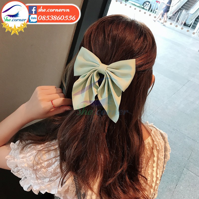 Kẹp nơ nhỏ Hàn Quốc K252 dễ thương nhiều màu