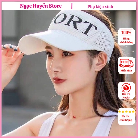 ♥️𝑯𝑨̀𝑵𝑮 𝑳𝑶𝑨̣𝑰 1♥️ Mũ Nửa Đầu SPORT Cá Tính, Năng Động Dáng Thể Thao, Chất Dày Và Mềm Đẹp
