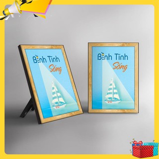Tranh tạo động lực "Sống bình tĩnh" WB142