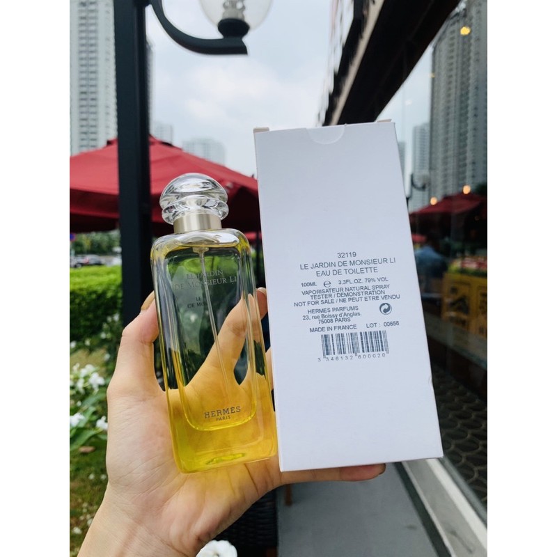 Nước hoa TESTER Nữ Hermes Le Jardin de Monsieur Li EDT 100ml - Bản Unisex nam nữ dùng đều được