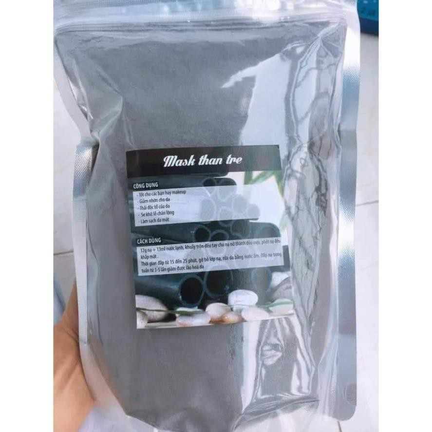 Mặt nạ than tre đắp mặt  túi 500g