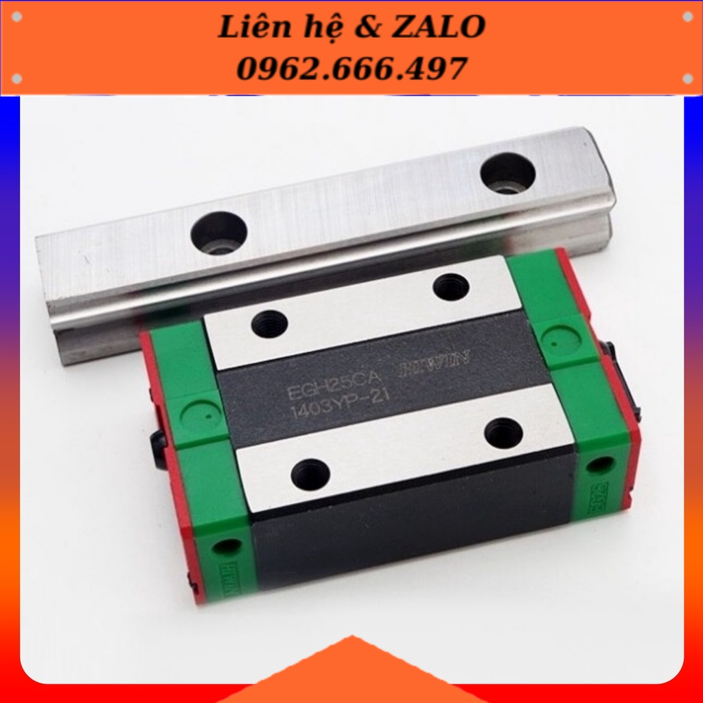[Phụ Kiện CNC] Block Con Trượt Bi Trượt Vuông Tiêu Chuẩn Hiwin EGH EGH25CA | EGH25