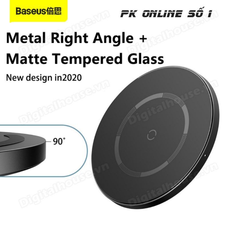 Bộ sạc không dây Baseus Magsafe Sạc nhanh 15W cho iphone 12 Thiết kế tương lai