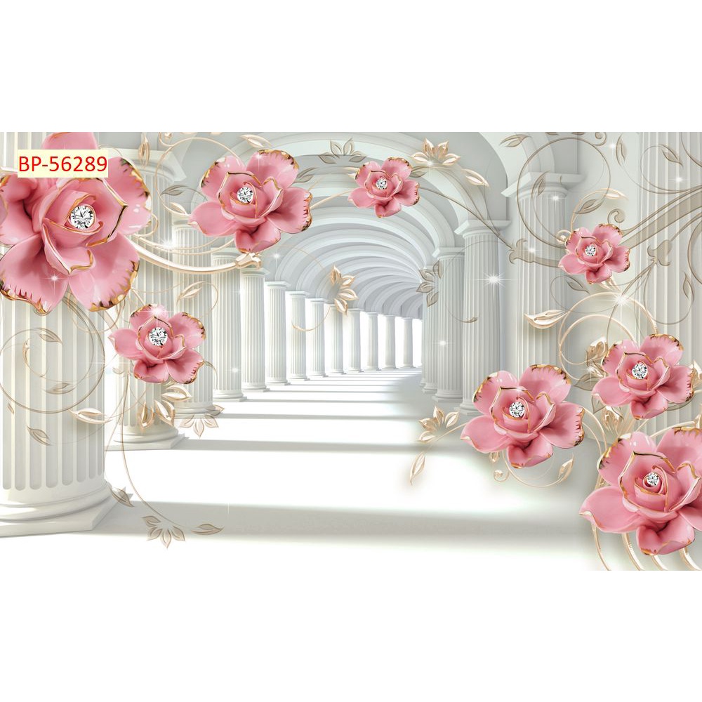 Tranh dán tường cửa sổ phòng ngủ, phòng khách sang trọng