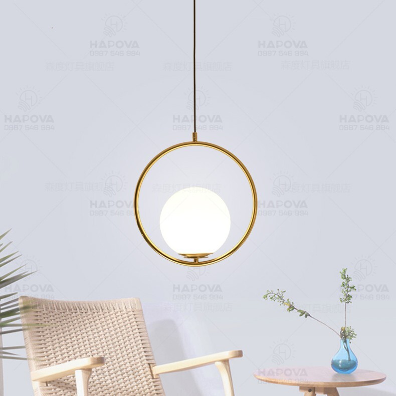 Đèn thả trang trí phòng khách phòng ngủ Decor HAPOVA DUMIS 5009