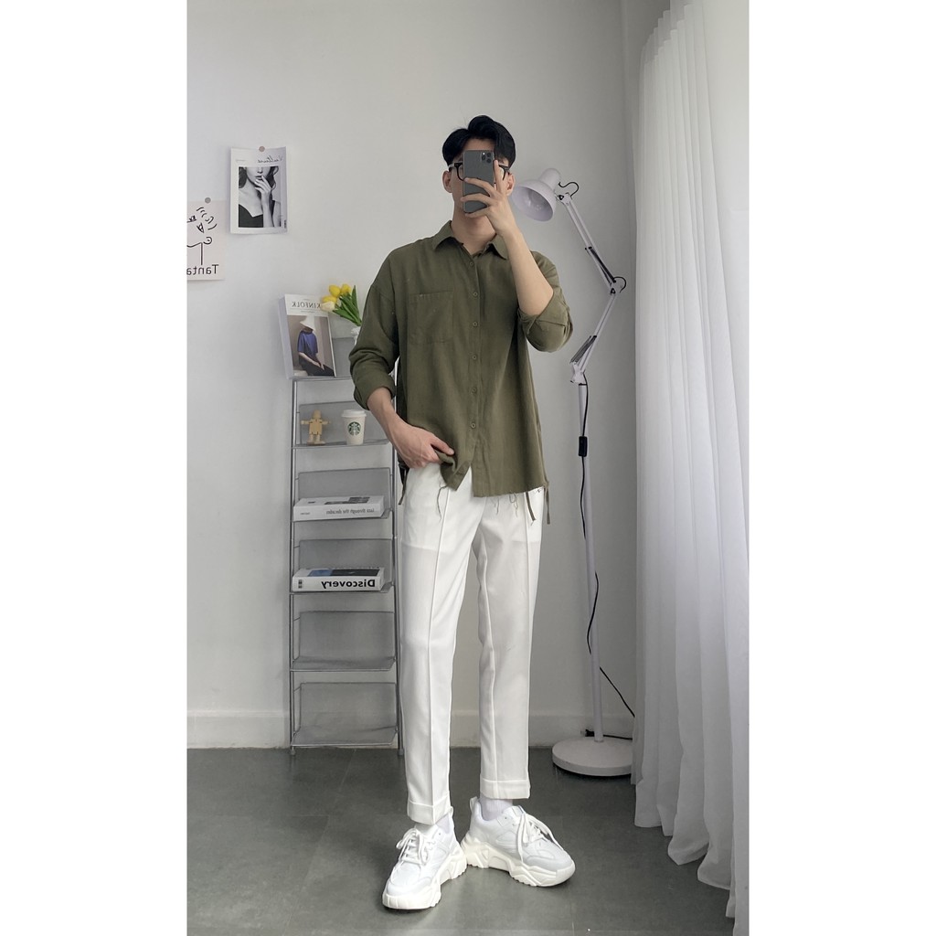 Sơ mi tay dài M1966 (hình chụp thật)