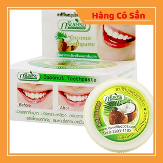 KEM TẨY TRẮNG RĂNG COCONUT TOOTHPASTE THÁI LAN [Có Sẵn]