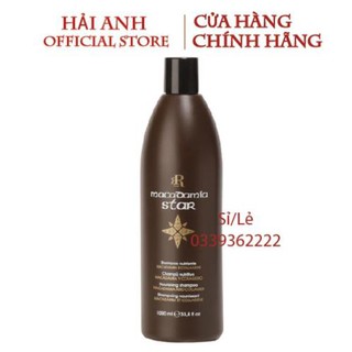 Dầu gội chăm sóc, phục hồi, kiềm dầu - chống rụng rr line macadamia - ý 1000ml