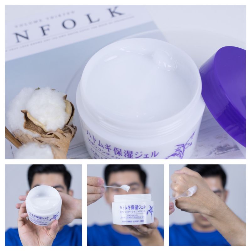 🦋giảm giá🦋Gel Dưỡng Da Naturie Hatomugi Skin Conditioning Chiết Xuất Từ Hạt Cây Ý Dĩ 180g