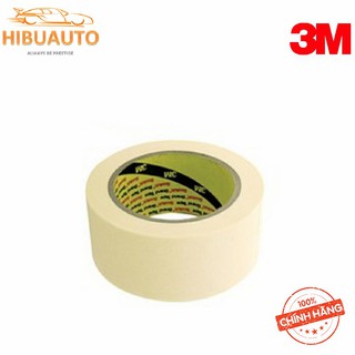 Combo 5 Băng keo giấy 3M Masking Tape 320 Trắng  (48mm x 29m)