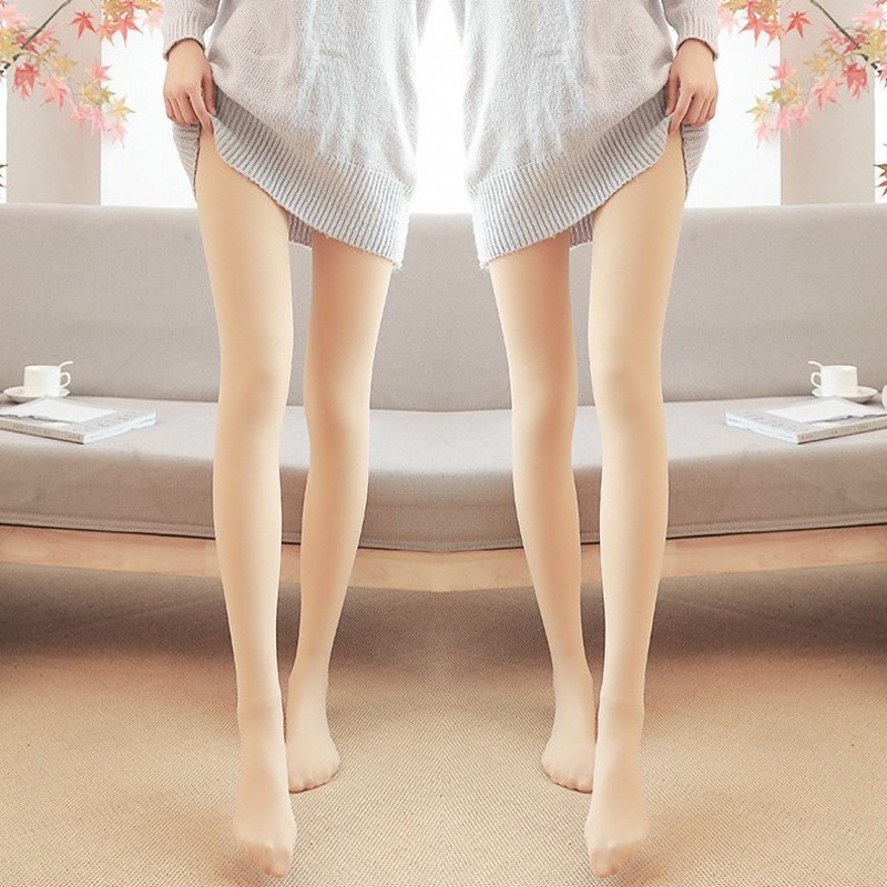 Quần tất lót lông nữ 3D giữ nhiệt quần legging giữ ấm xuất nhật cả bàn GADUVI