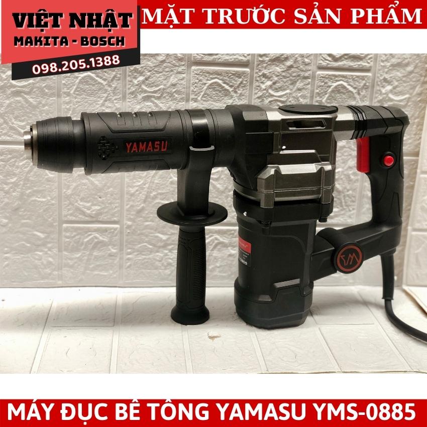 Máy đục bê tông chuyên dụng công suất lớn YAMASU-0885 tay cầm giảm rung giật, hấp thụ lực 2.200W hàng công ty nhập khẩu.