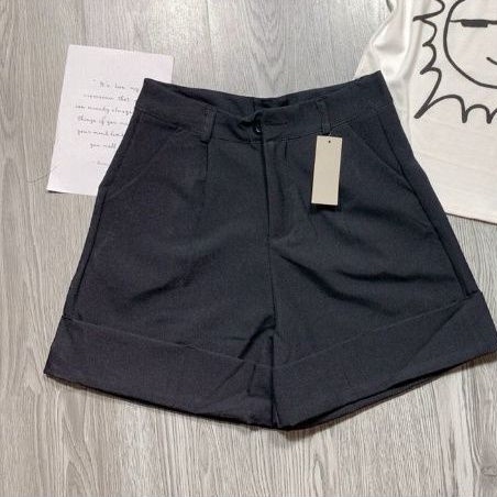 Quần shorts LẬT LAI Công sở vải tuyết mưa (SML)