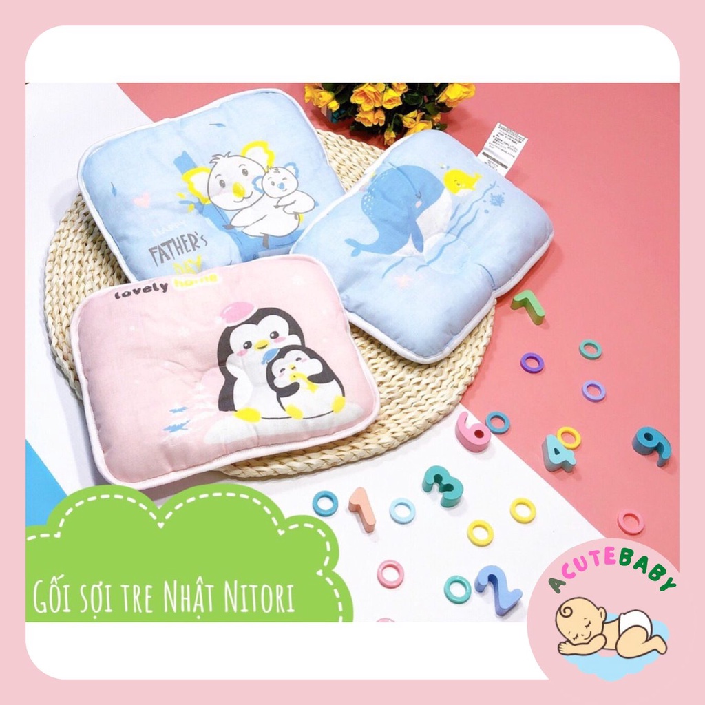 Gối Xô màu xuất nhật Best Lee Cho bé Acute baby