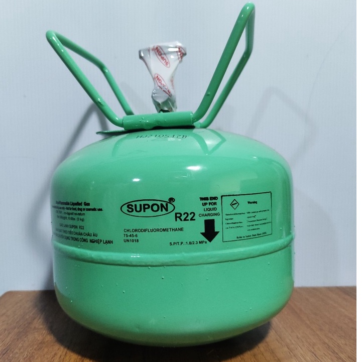 Gas lạnh điều hòa R22 SUPON 3KG, Môi chất lạnh R22