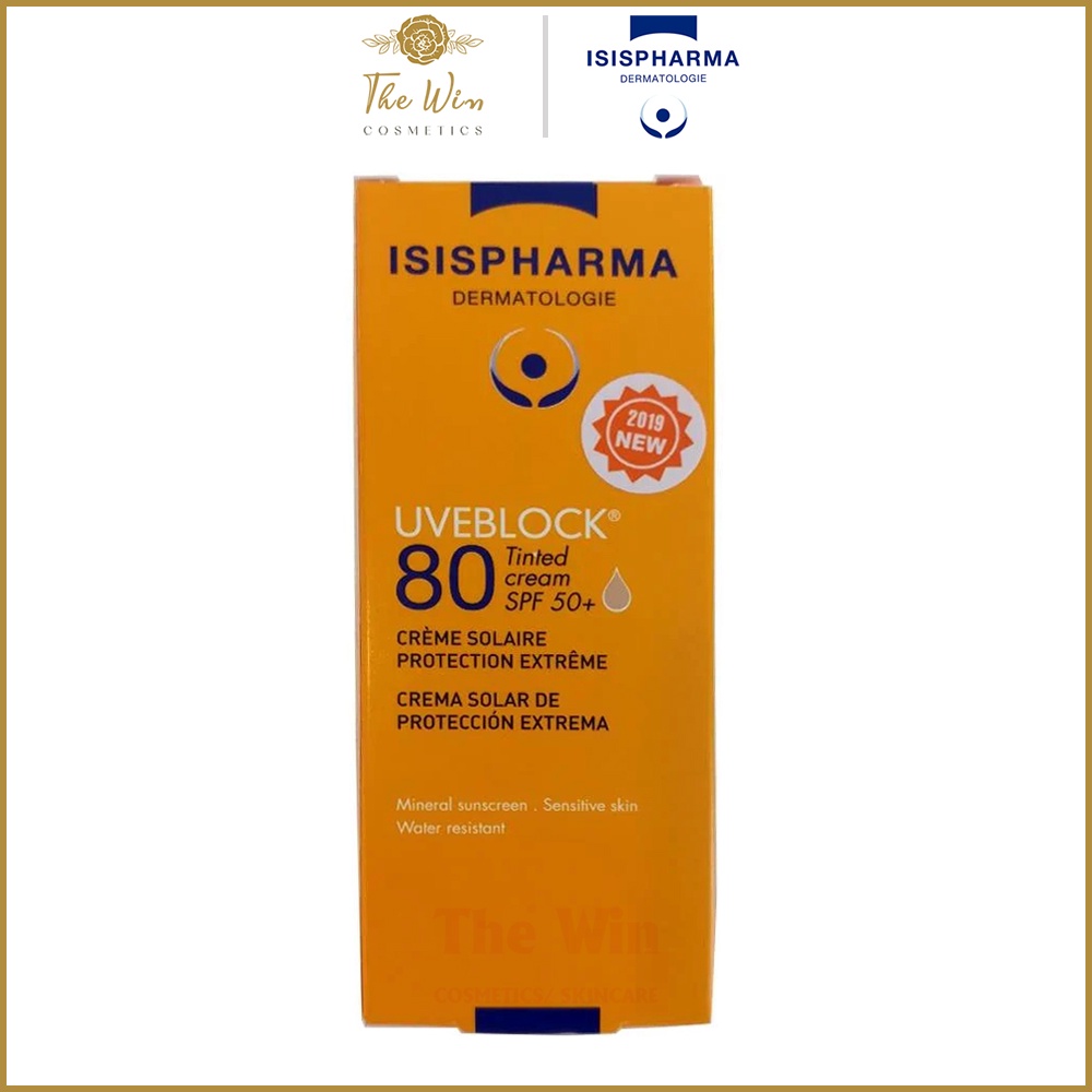 [ GIÁ SỈ] Kem chống nắng cho da thường Uveblock 80 - ISIS Pharma 40ml