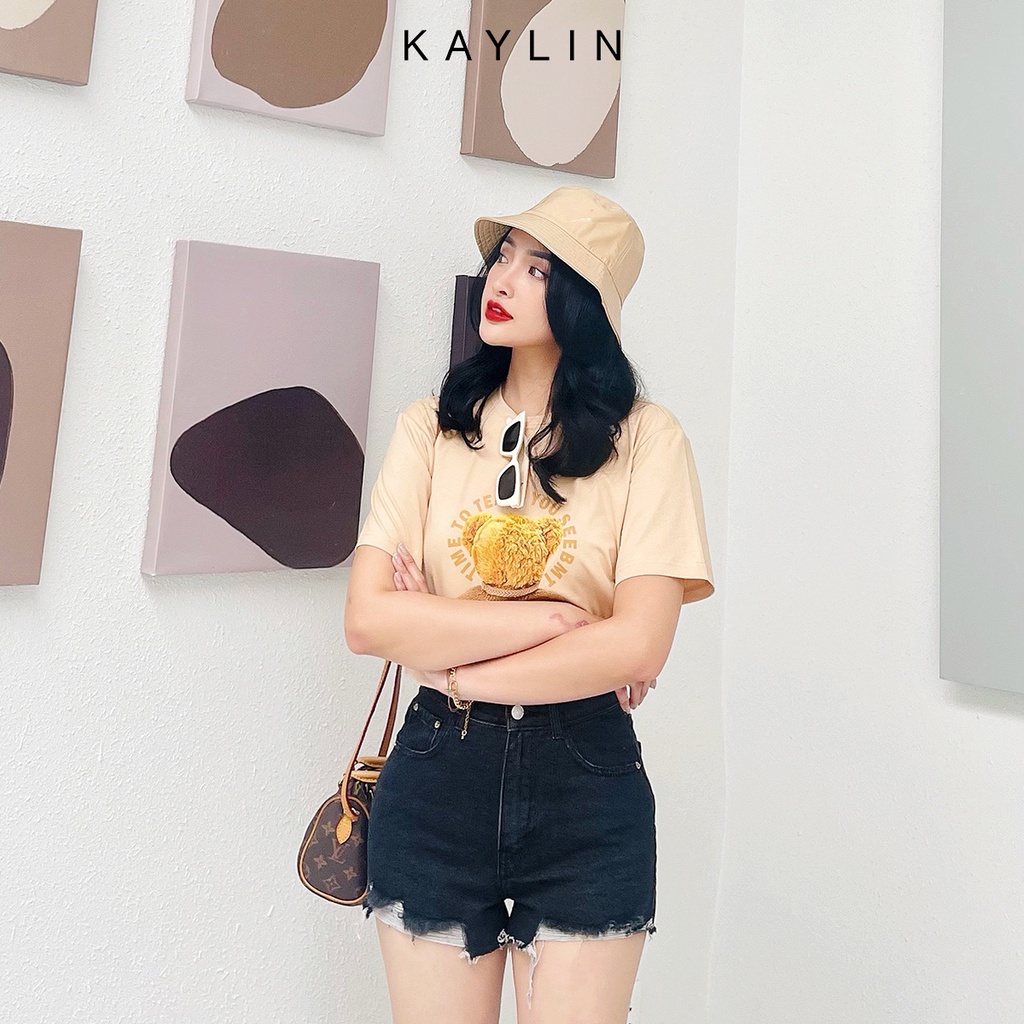 Quần short Jean rách không lai thời trang KAYLIN - N1693