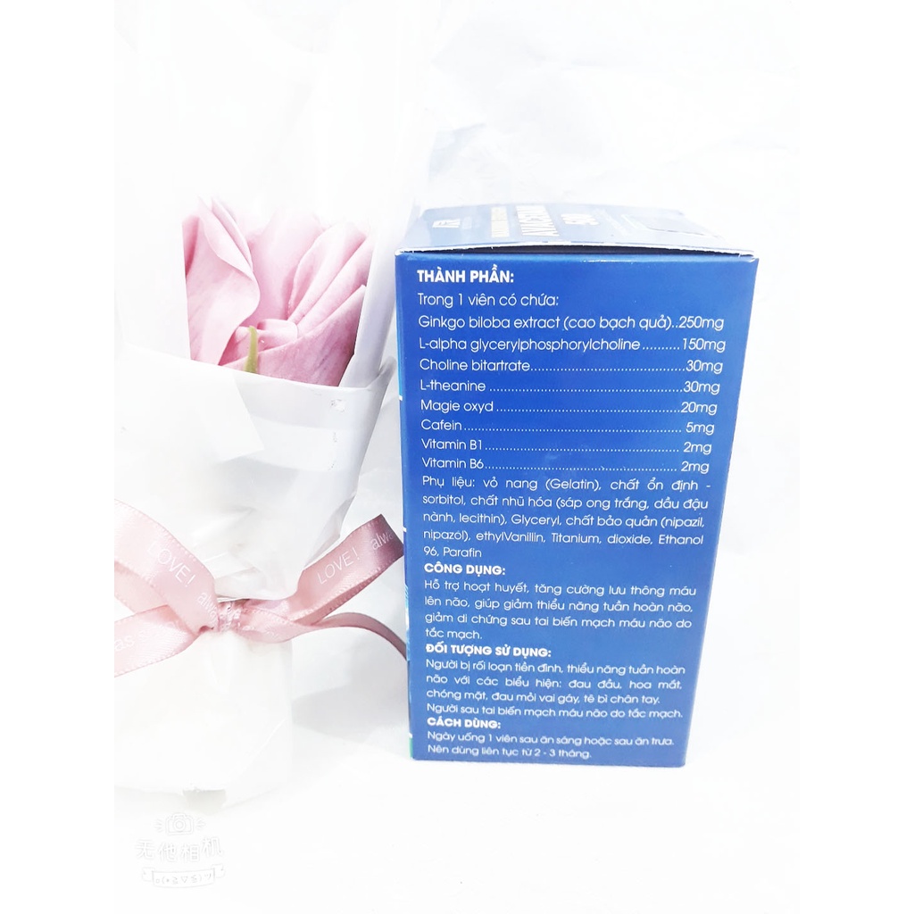 Viên bổ não Maximum Strength AVACETAM 500, hỗ trợ hoạt huyết, giảm đau đầu, chóng mặt, tê bì chân tay, đau mỏi vai gáy