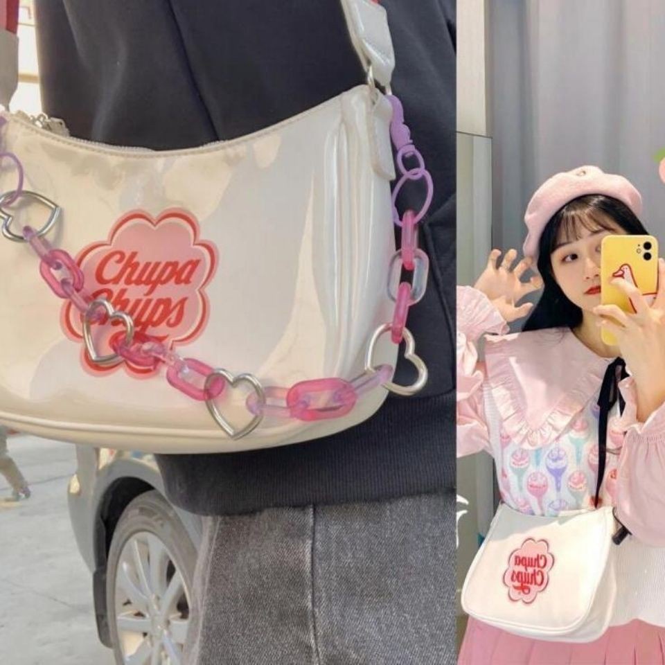 Túi Đeo Chéo Vai Họa Tiết Dễ Thương Thời Trang Xuân Hè Dành Cho Nữ