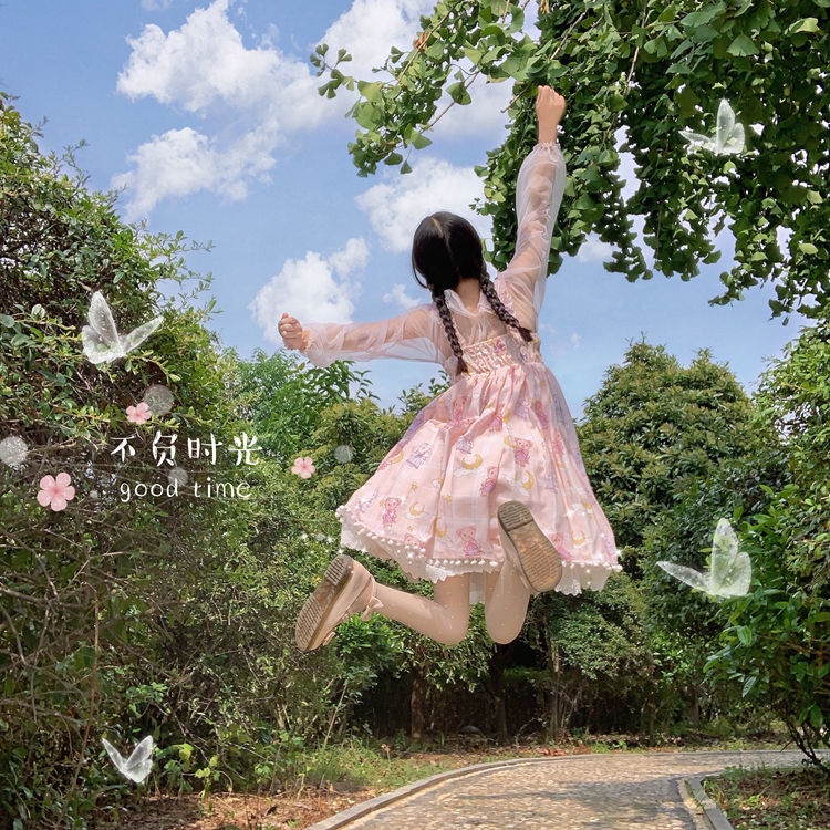 Đầm Công Chúa Lolita Mềm Mại Thời Trang Xuân Hè 2020 Cho Nữ