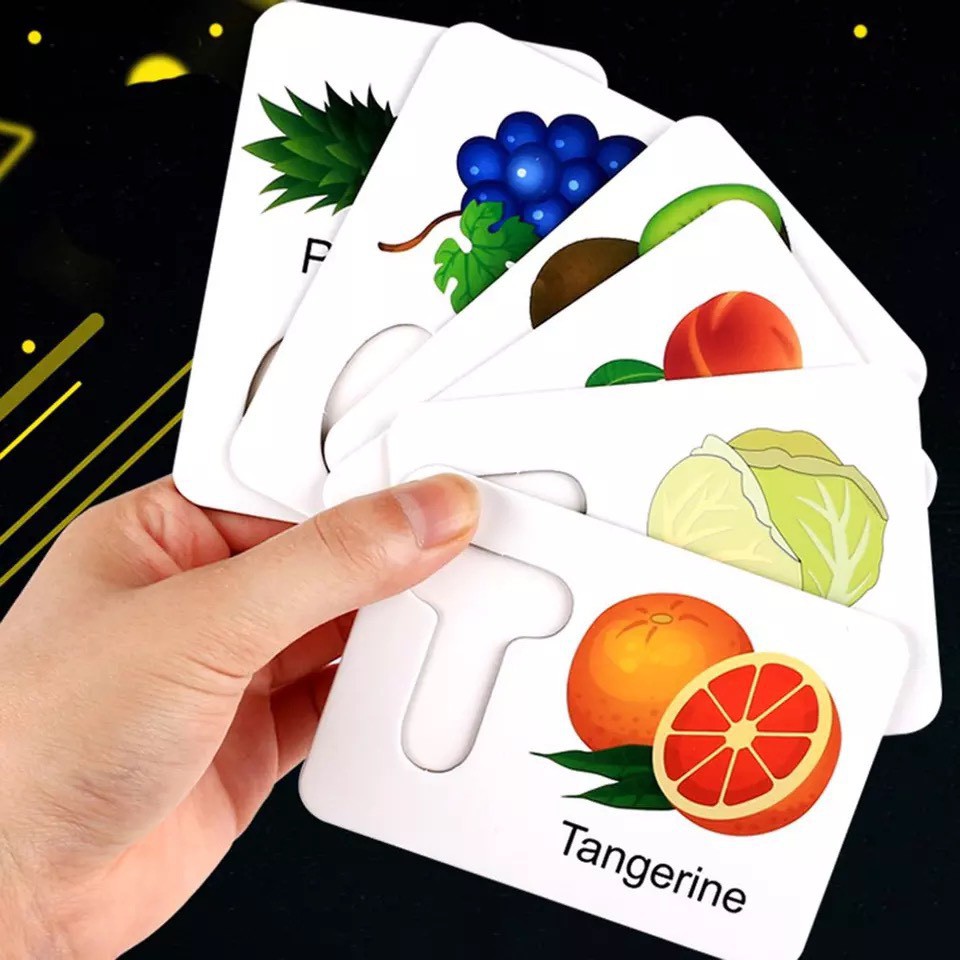 Thẻ Học Thông Minh Flash Card Cho Trẻ Học Tiếng Anh, Phát Triển Ngôn Ngữ( Có Hình Ảnh Minh Họa Sắc Nét)