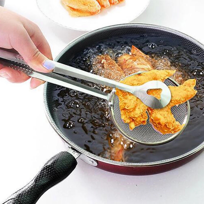Kẹp Lưới Bằng Thép Không Gỉ Tiện Dụng Cho Nhà Bếp