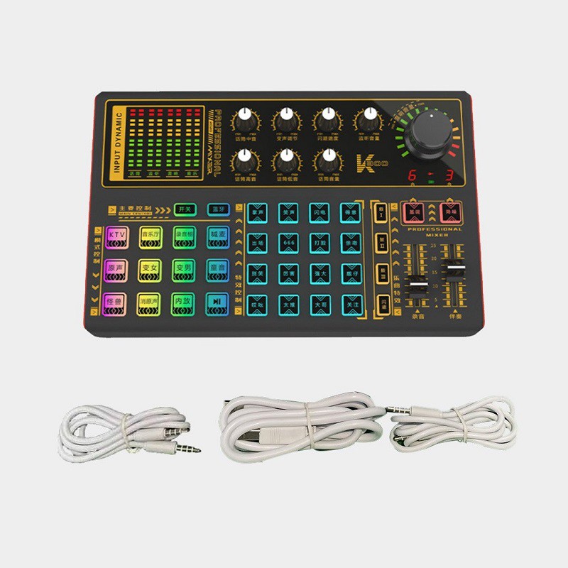 Combo Sound Card K300 Autotune Và Micro Thu Âm ISK At100 Livestream Chuyên Nghiệp