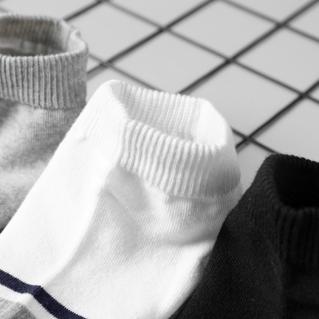 1 Đôi Tất Vớ Chân Uniqlo 3 màu thoáng khí, thấm hút mồ hôi, co giãn cao cấp xuất xịn chính hãng