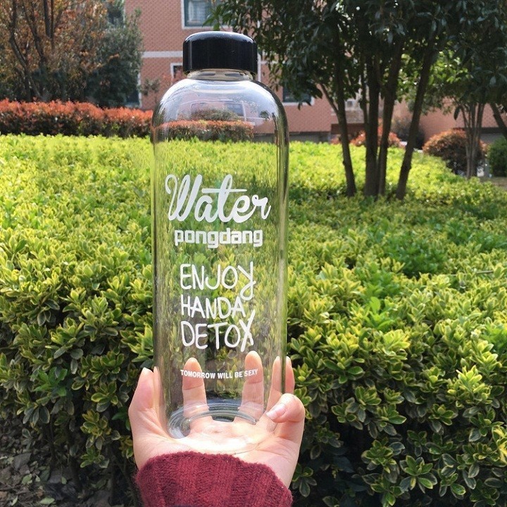 [Hot] Bình Pongdang nhựa chịu nhiệt cao cấp tặng kèm túi vải !!!