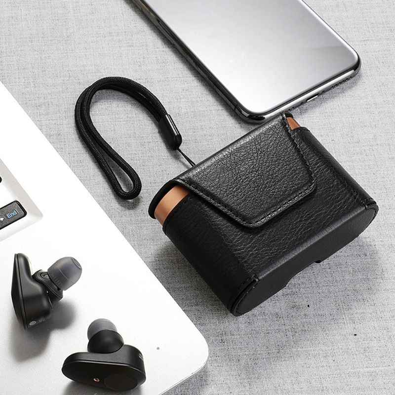 Vỏ da đựng bảo vệ hộp tai nghe Sony WF-1000XM3
