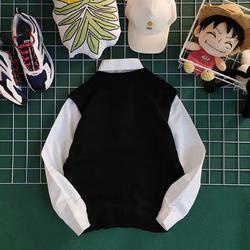 Áo ghi lê dệt kim cổ chữ V thời trang cho nam | BigBuy360 - bigbuy360.vn