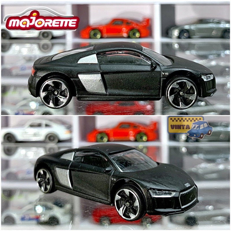Xe mô hình Majorette Loose AUDI R8 V10 Coupe 4S - Black - tỉ lệ 1:64