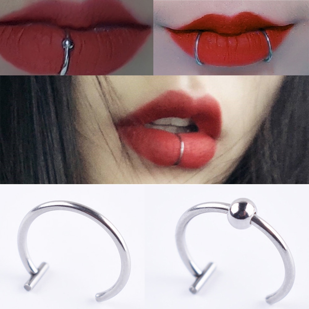 Khuyên Mũi Thép Titan Y Tế Thời Trang