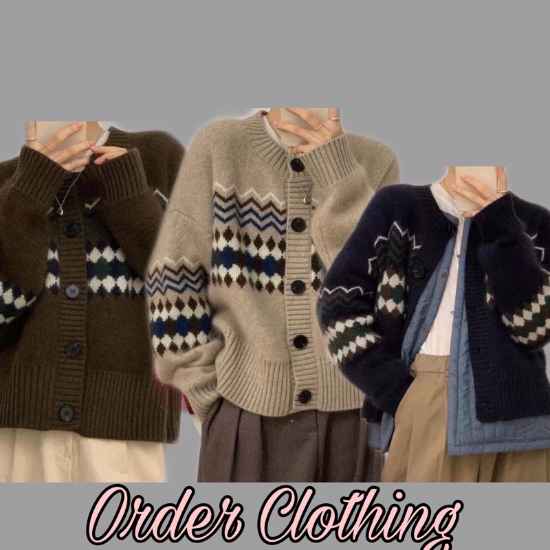 ÁO CARDIGAN LEN DỆT NHẸ NHÀNG HÀN QUỐC