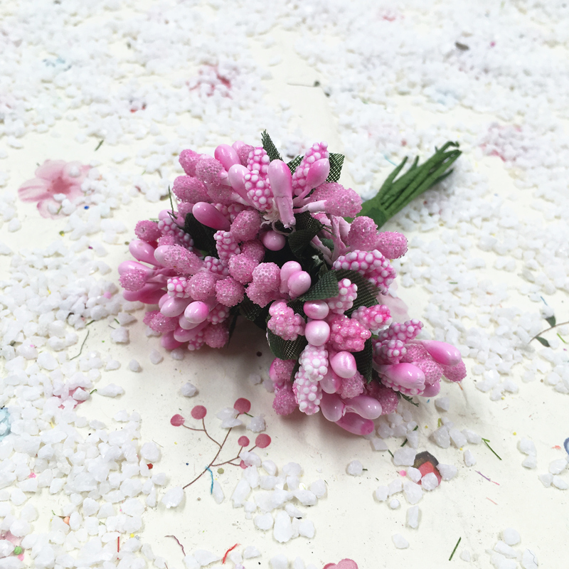 144 một gói mô phỏng Sao vòng hoa quả nhỏ bó hoa cưới DIY Hướng dẫn sử dụng vòng hoa cô dâu hoa trang trí hoa