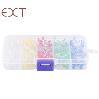300pcs 3mm 5mm Assorted Color LED Light Emitting Diode Assortment Kit