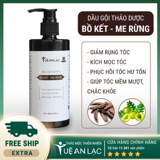 [100% THIÊN NHIÊN] Dầu Gội Đầu Bồ Kết - Me Rừng Tuệ An Lạc - Dầu Gội Cô Đặc, Không Hóa Chất - Chai 300ml
