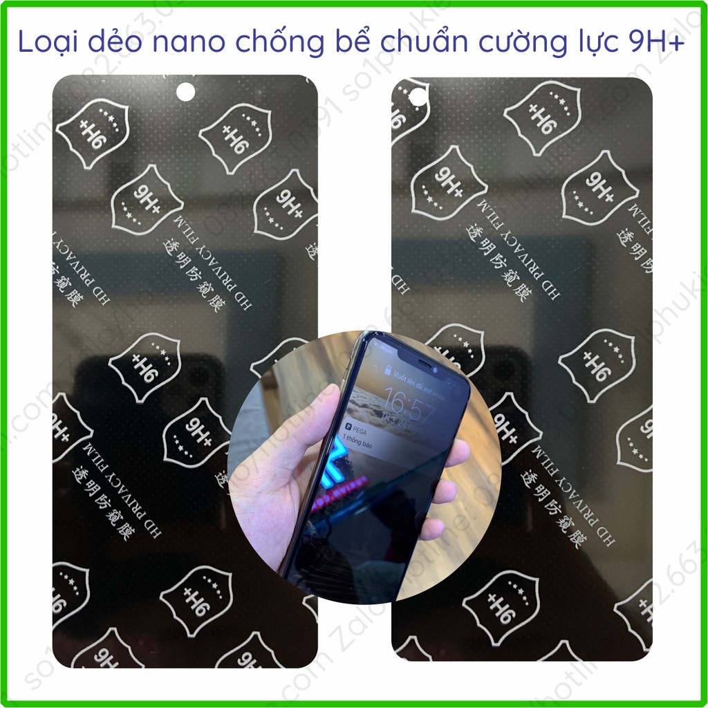 Dán cường lực chống nhìn trộm Oppo Reno 8Z 5G (Reno 8 z 5G),Reno 8 4G/5G,Reno 8 pro, Oppo A98 5G, Oppo A78 4G