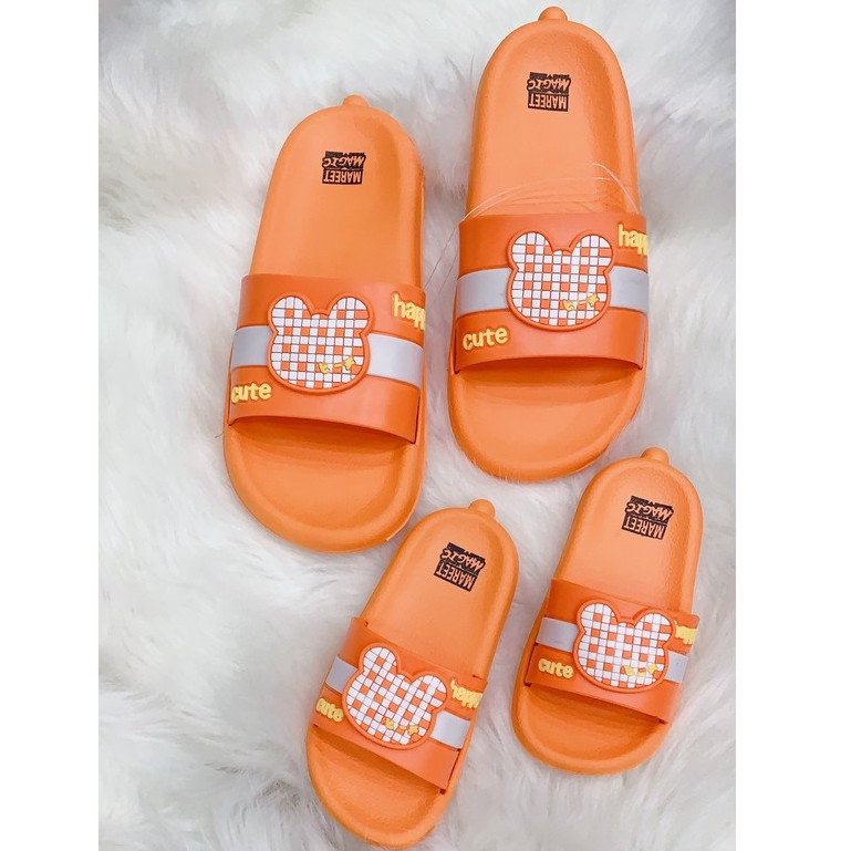 [𝐍𝐄𝐖] Dép Đôi Cho Mẹ Và Bé ,Mẫu Cho Mẹ 5 Màu Full size 36-40, Mẫu Cho Bé 5 Màu Full size 18-23