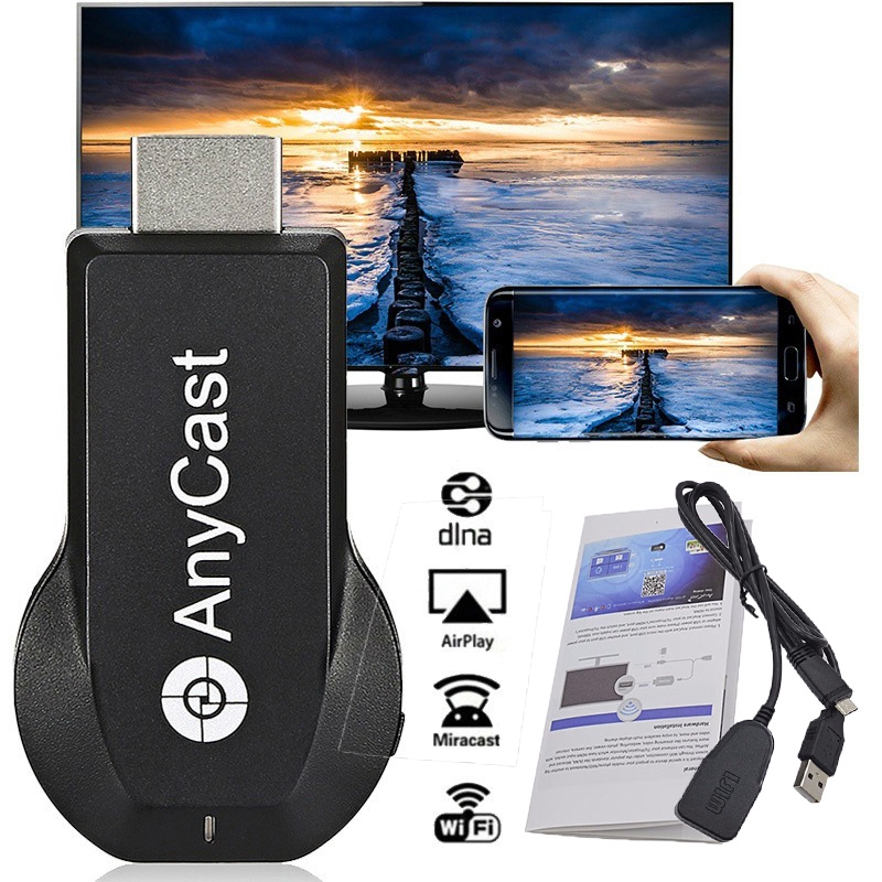 Bộ Thiết Bị Khuếch Đại Tín Hiệu Wifi Anycast M2 M4 M9 Plus Hdmi Tv 1080p