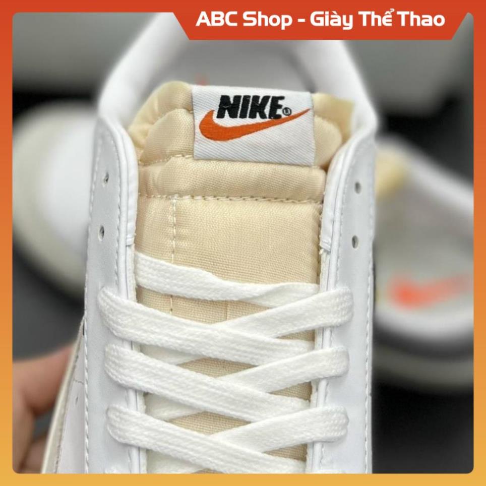 [FreeShip+ Hàng Xịn] Giày NiK.e blazer đen trắng low full box, Giầy Sneaker jd1 blazer trắng móc đen thấp cổ hót hít