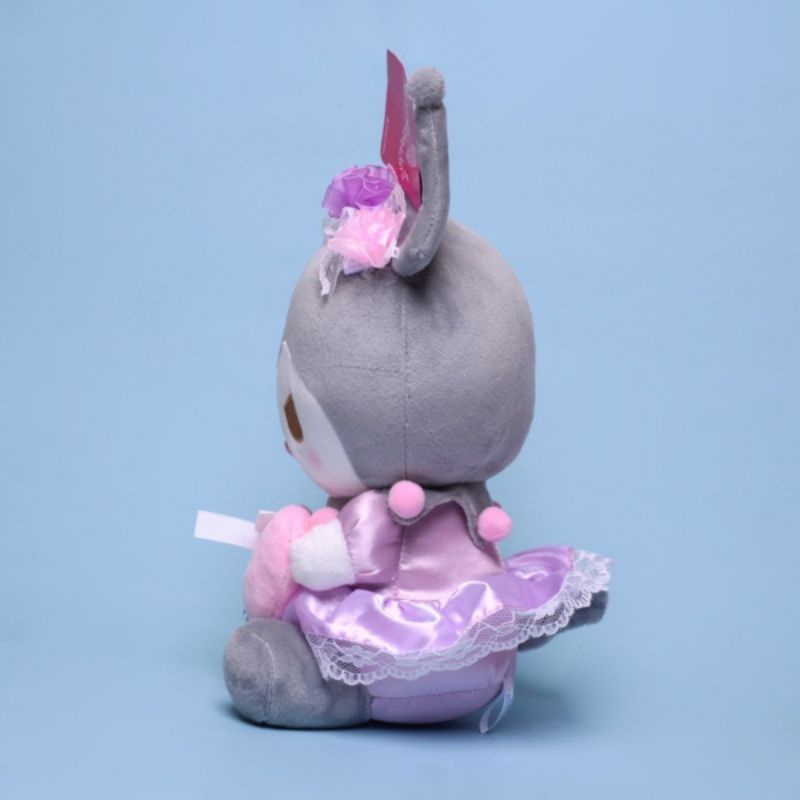 Gấu bông Kuromi Maid ôm trái tim đáng yêu 🧸