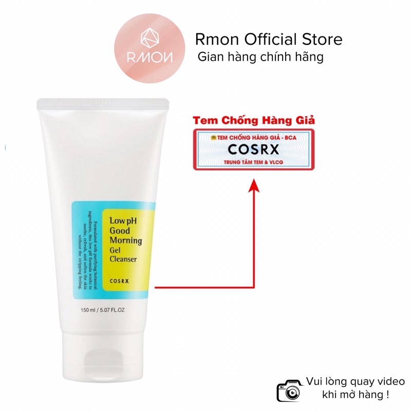 Sữa Rửa Mặt Cosrx Low PH Morning Gel 150ml