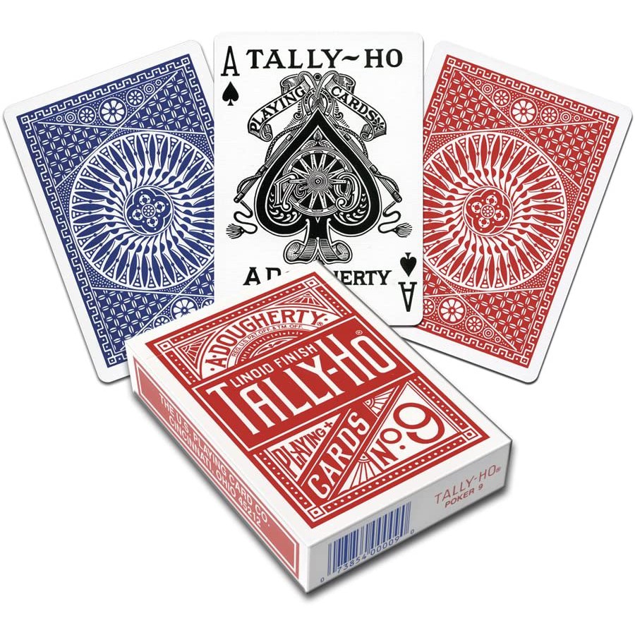 Bộ Bài Tây Tally-Ho Playing Cards, Thẻ Sưu Tập Bicycle, Trò Chơi Thẻ Ma Thuật, Đạo Cụ Ảo Thuật Cho Nhà Ảo Thuật