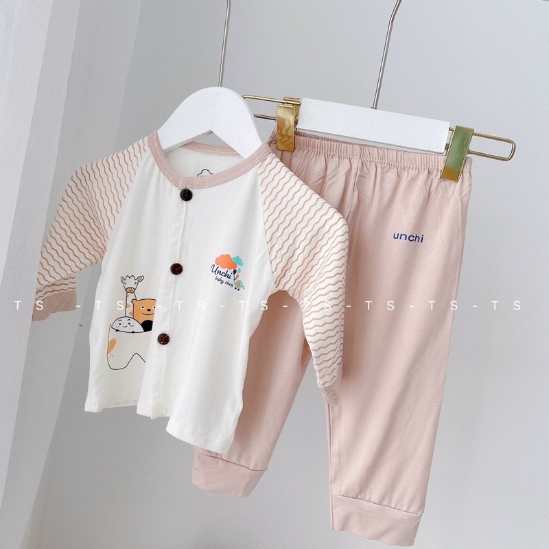 BỘ UNCHI DÀI TAY CÚC GIỮA SIÊU MỀM ĐẸP CHO BÉ