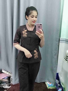 Bộ lam đi chùa, bộ phật tử cao cấp